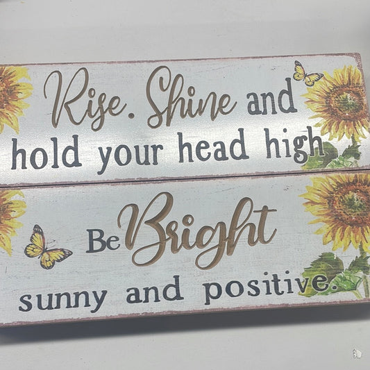 Cheerful Sunflower Block