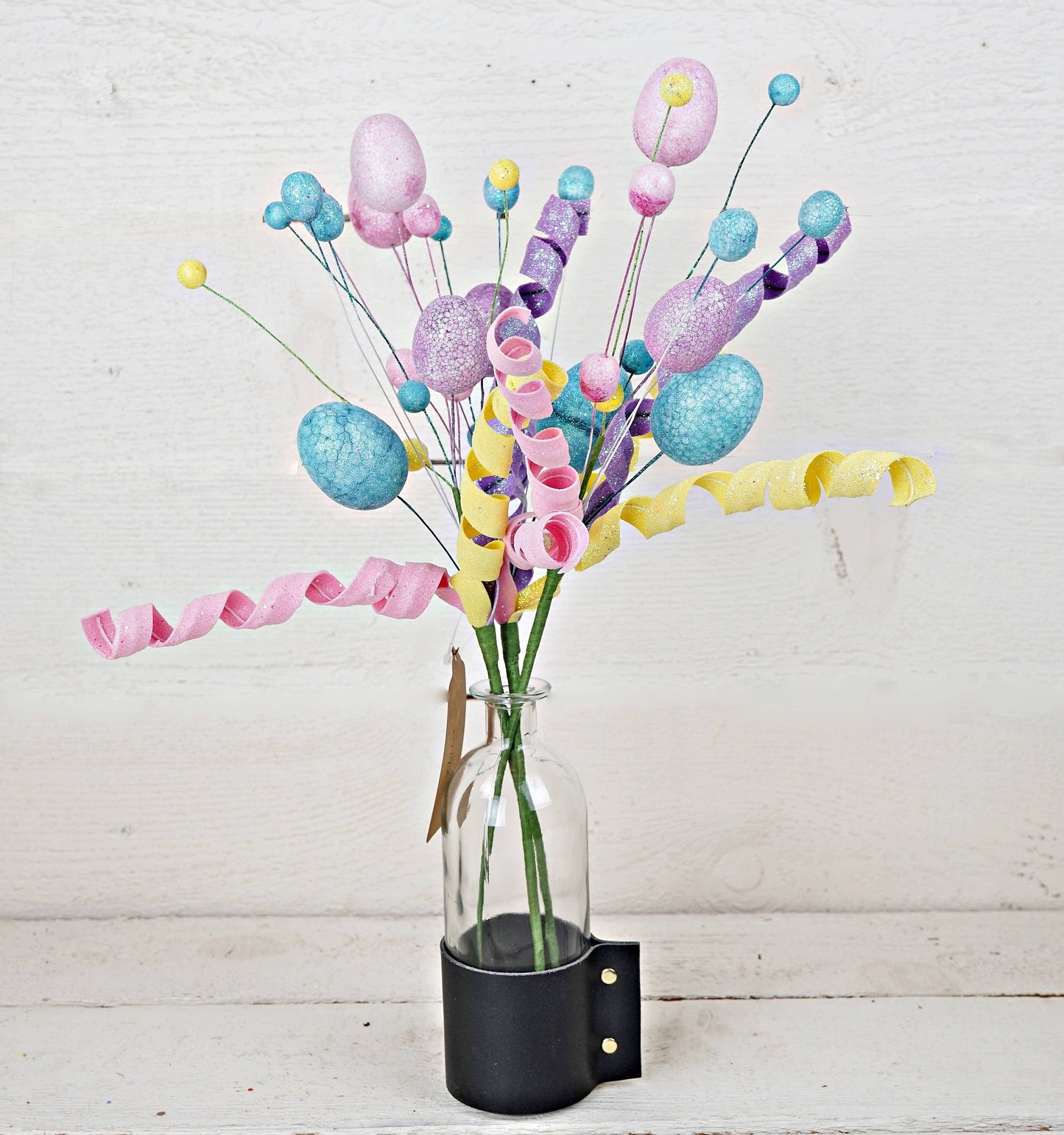 27192- 18in glitter Eggs with Spiral Pick