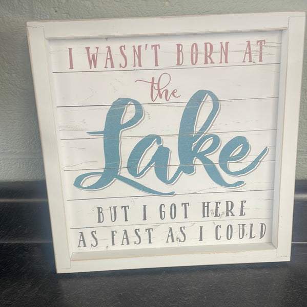 Lake Sign