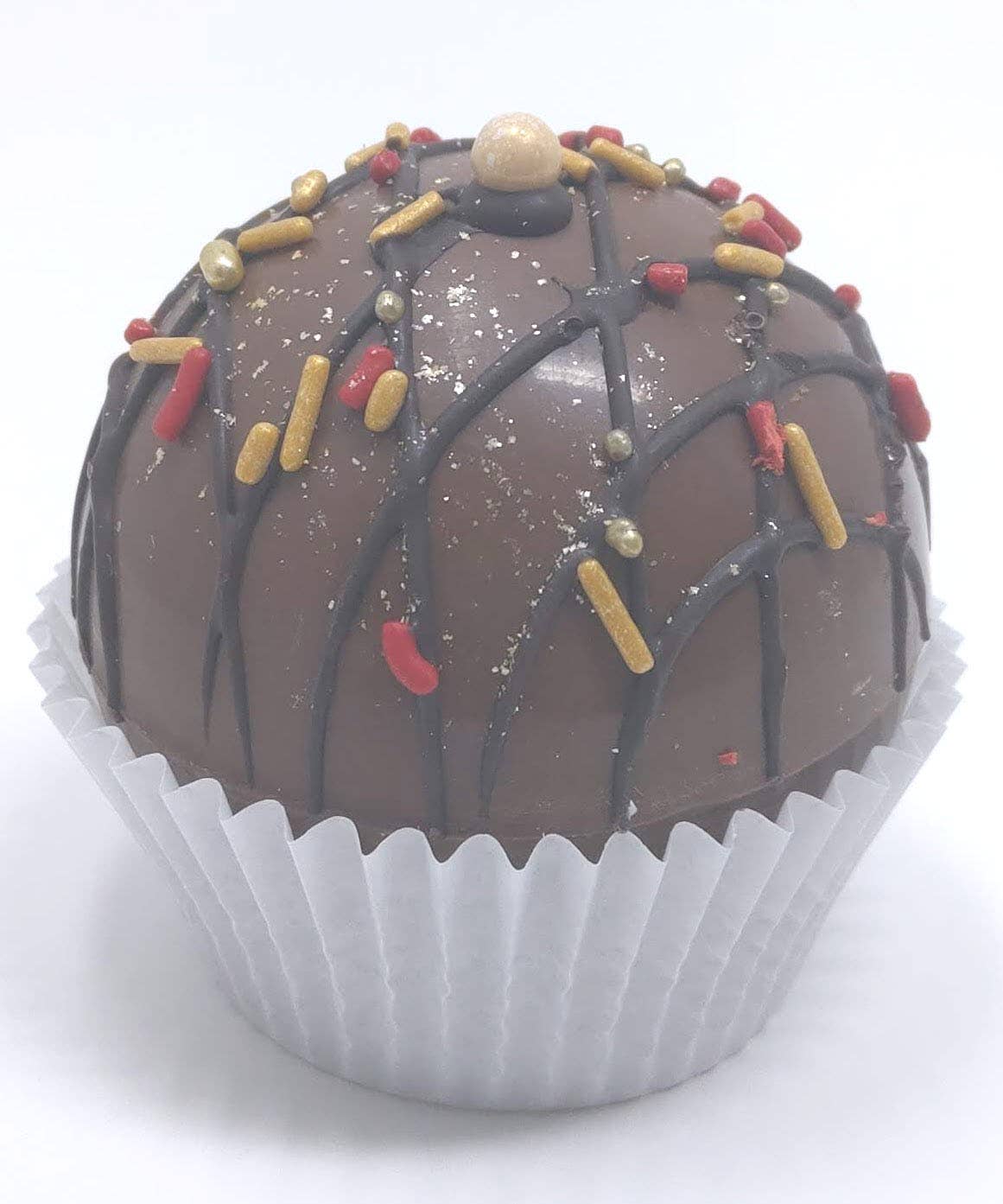Christmas Large Artisanal Hot Cocoa Bombs: Dark Chocolate