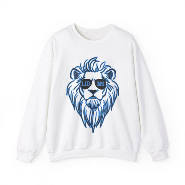 Retro Detroit Football Sweatshirt Jared Goff Lions Gift: White