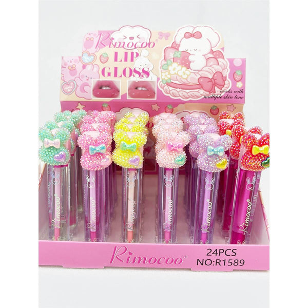 Bunny Colored LipGloss Set: MIX COLOR