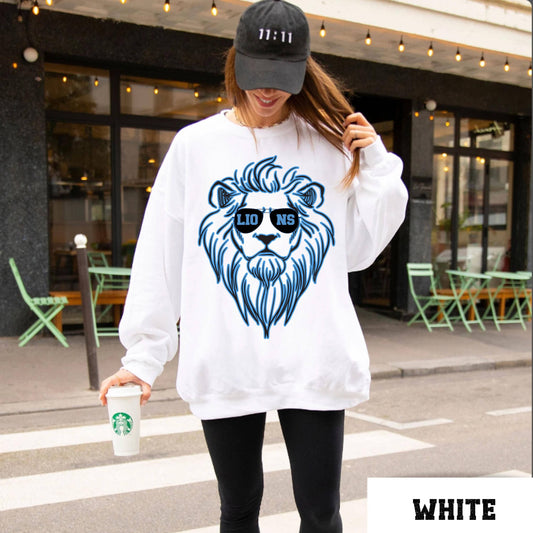 Retro Detroit Football Sweatshirt