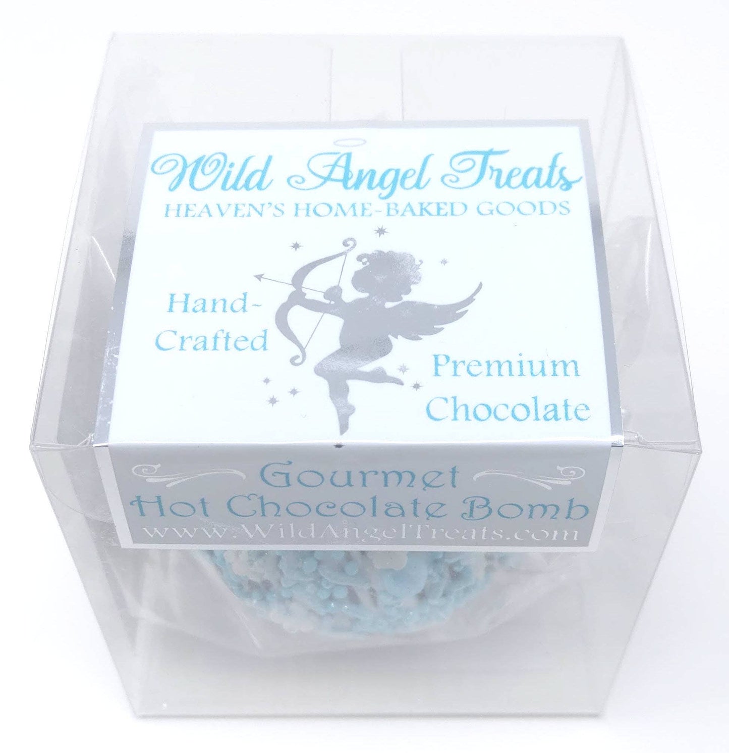 Winter Large Artisanal Hot Cocoa Bombs: Milk Chocolate