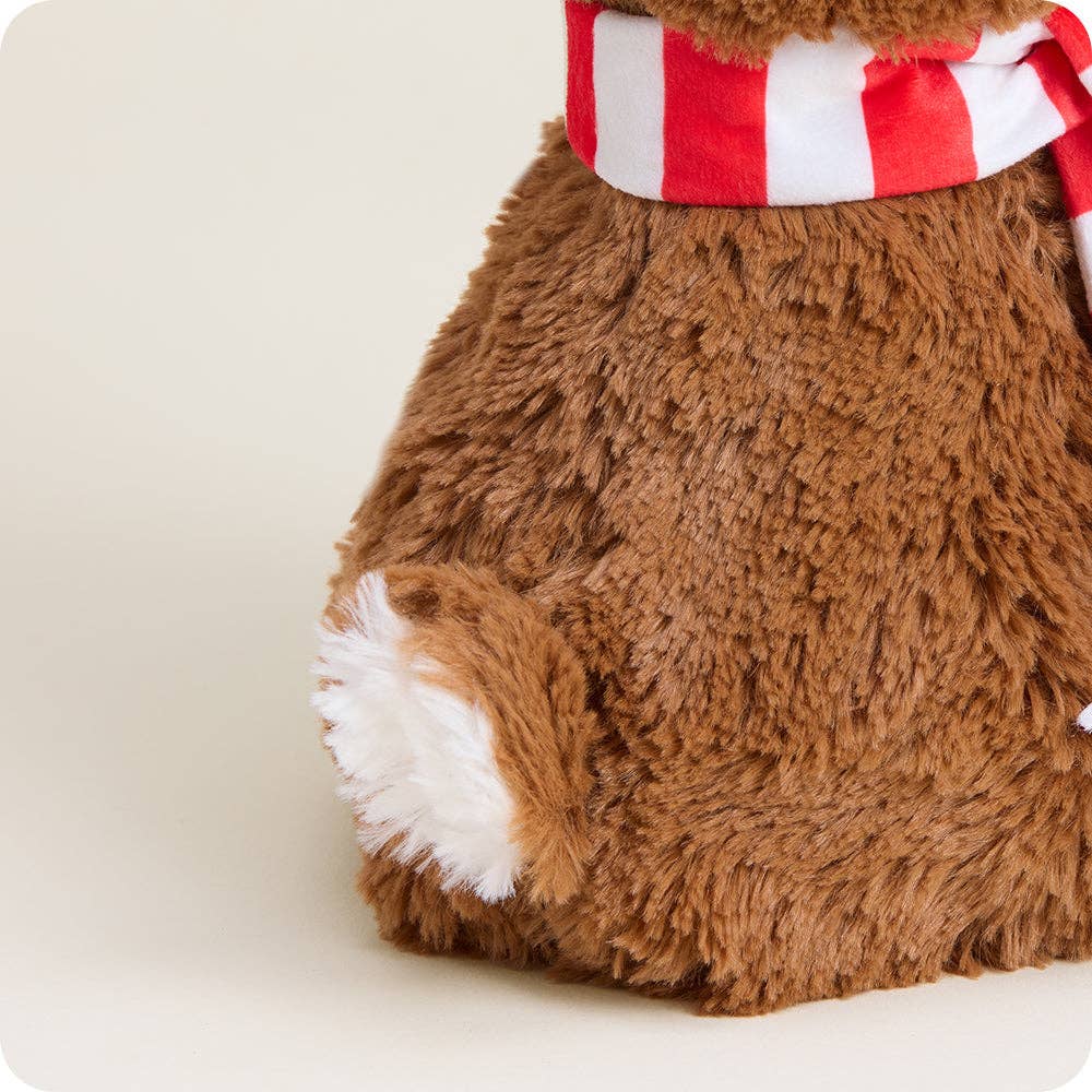 Warmies: America’s Favorite Microwave Plush Brand - Rudolph with Scarf Warmies Official Licensed Product Christmas
