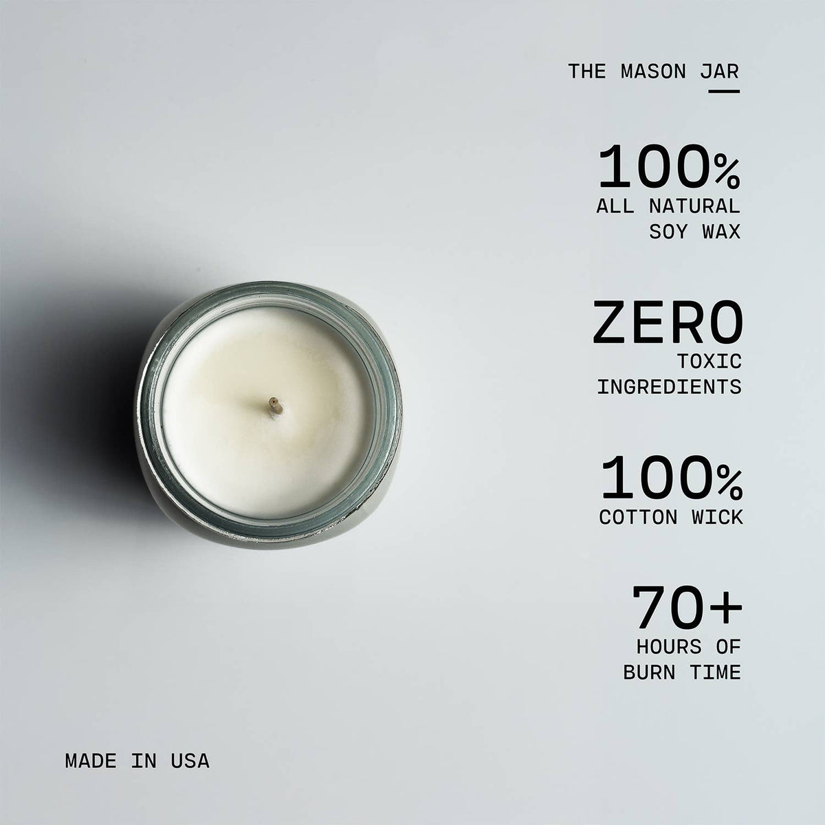 Milkhouse Candle Company - 13 oz Mason Jar Christmas Candle: Fraser & Mint