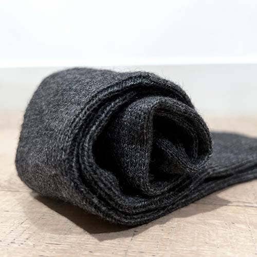 Alpaca Socks  - Charcoal