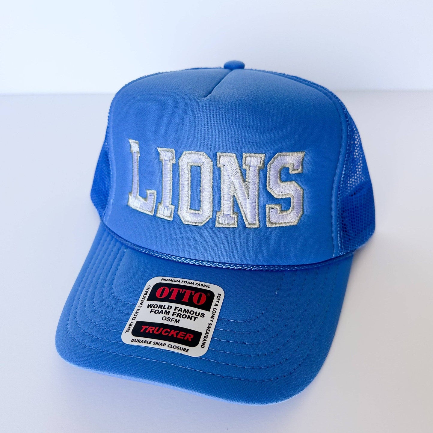 Lions Trucker Hat: Blue