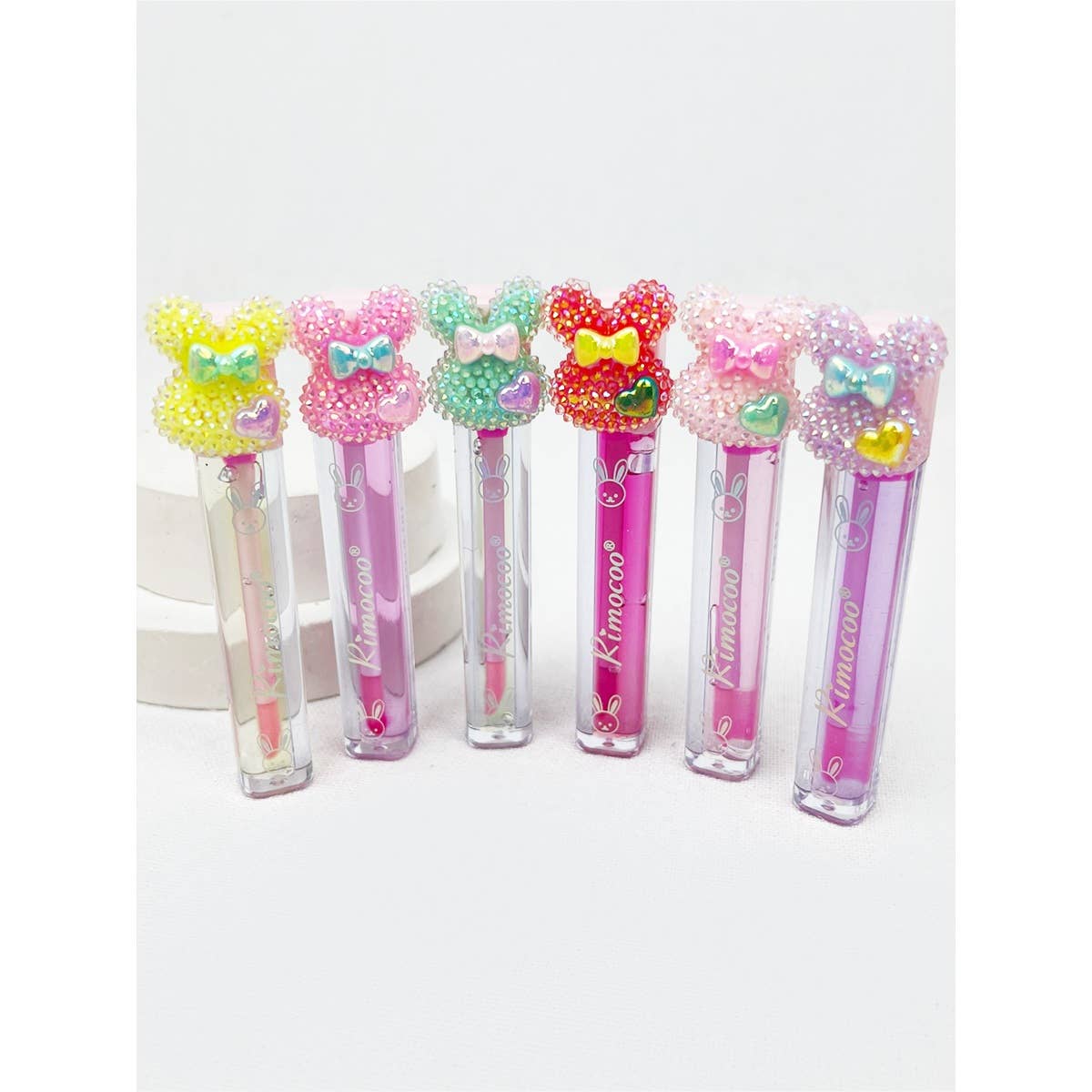 Bunny Colored LipGloss Set: MIX COLOR