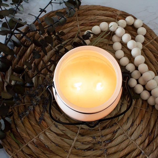 16 oz Butter Jar Candle: White Driftwood & Coconut