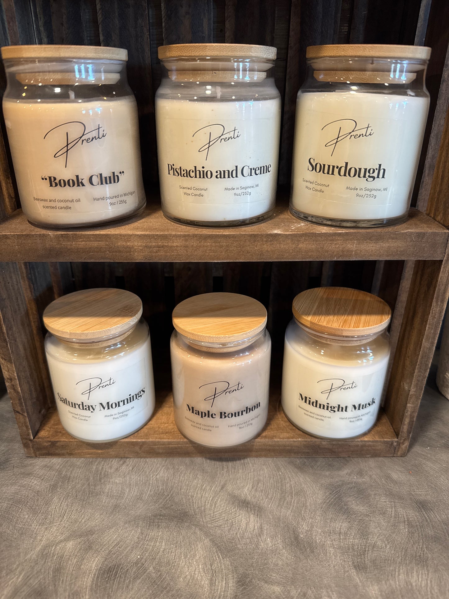Prenti 9oz Candles