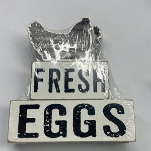 Fresh Eggs Shelf Sitter