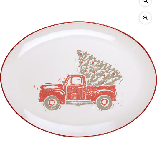 Red Truck Platter