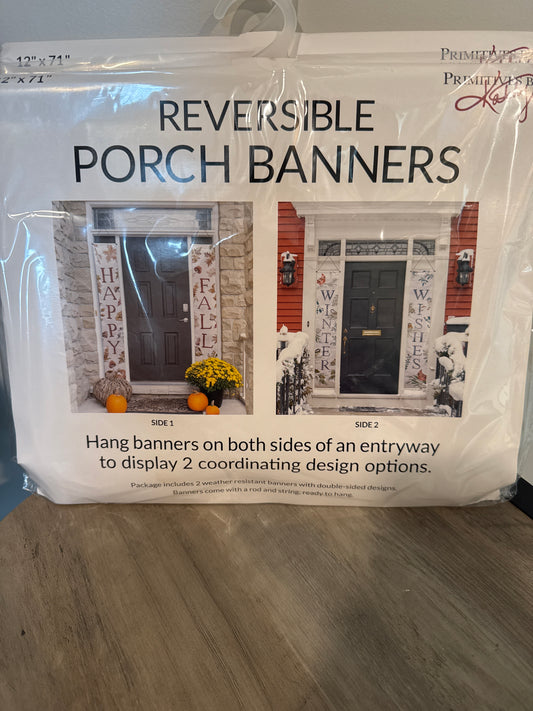 Fall Porch Banners