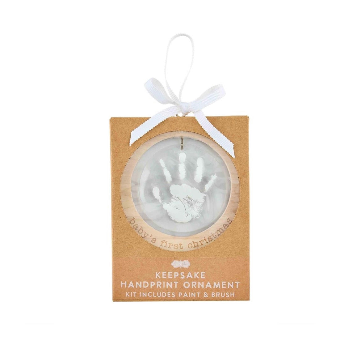 Baby’s First Christmas Handprint Ornament