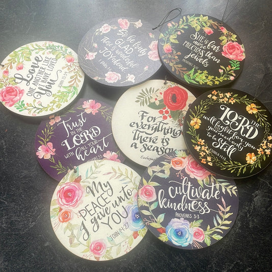 Bible Verse ornaments