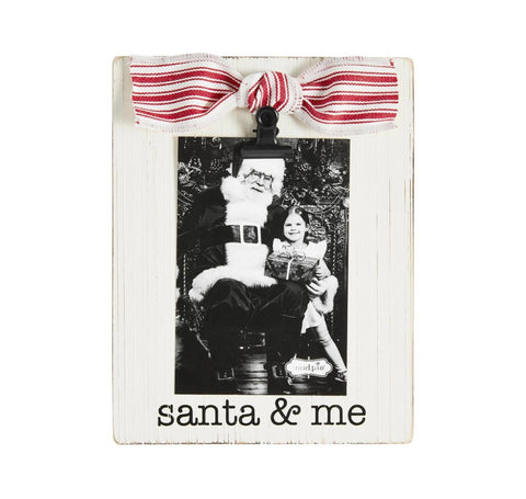 Santa & Me Photo Frame