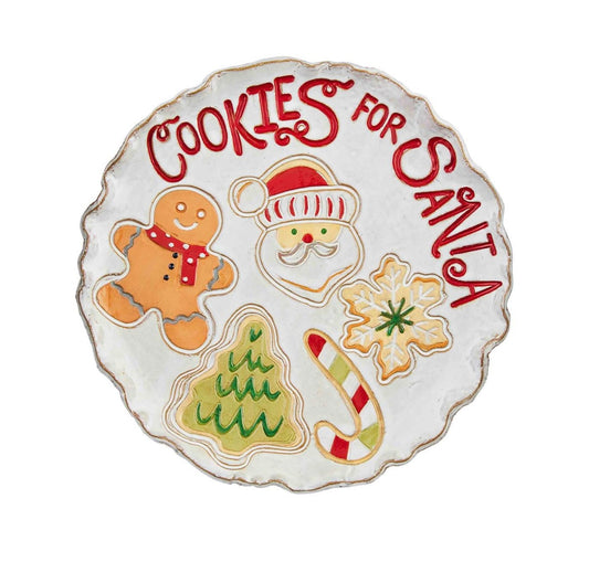 Cookies for Santa Plate