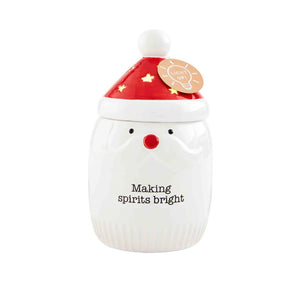 Light up Santa Canister Jar