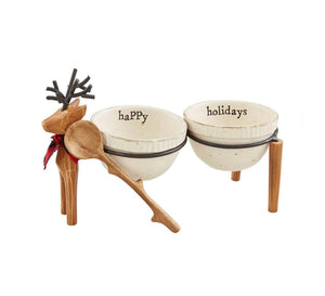 Reindeer Double Dip Set Happy Holidays