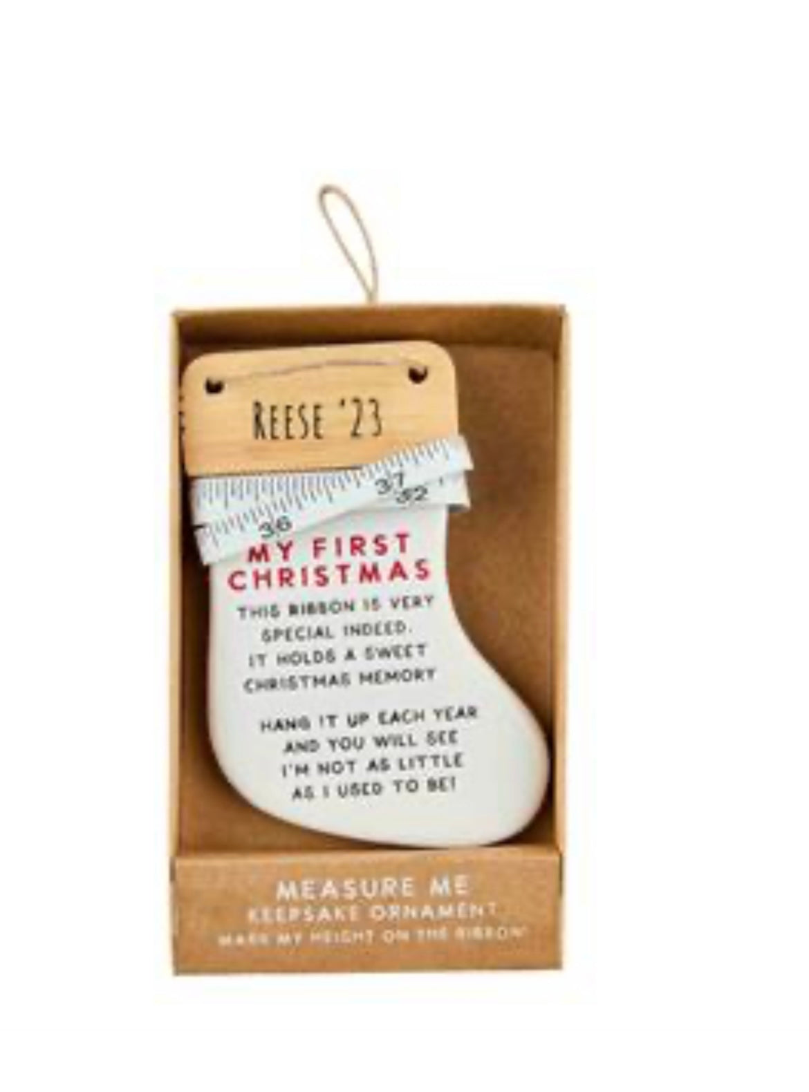 Measure Me Ornament (3 Assorted)