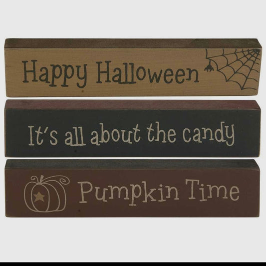 Halloween Wood Blocks
