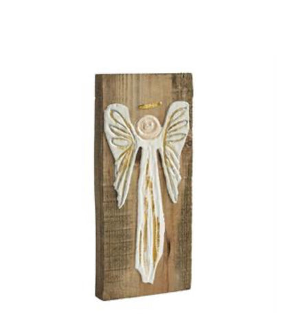 Hand Painted Angel Wood Block