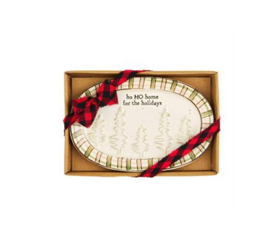Home for the Holiday Christmas Plate