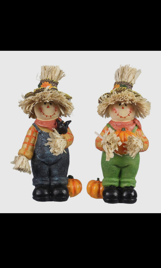 Resin Scarecrow (2 Assorted)