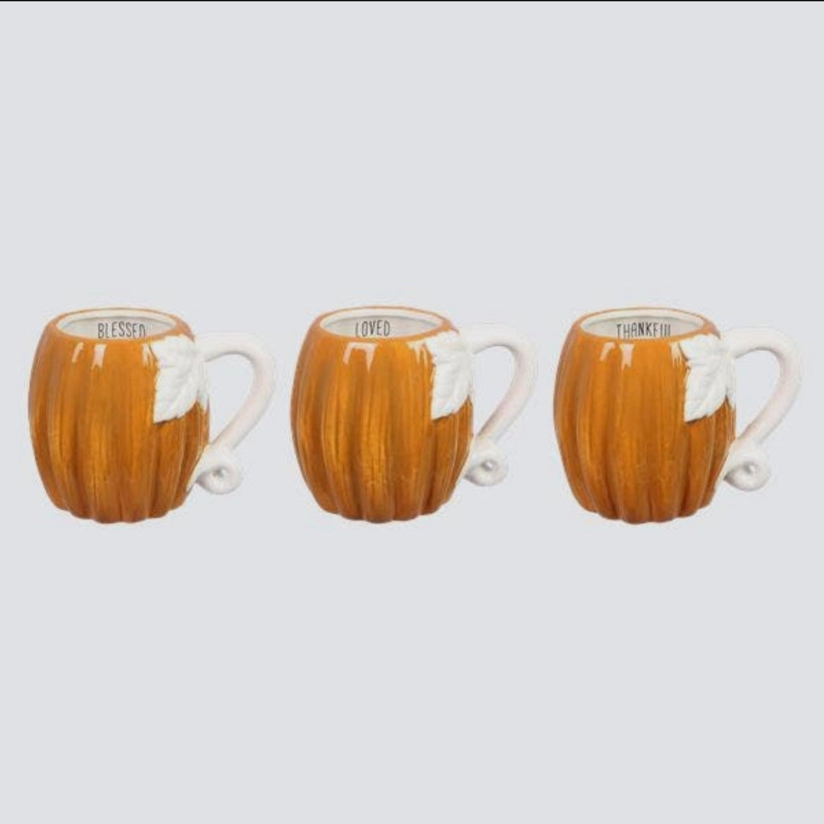 Ceramic Fall Pumpkin Shaped Mug 26oz