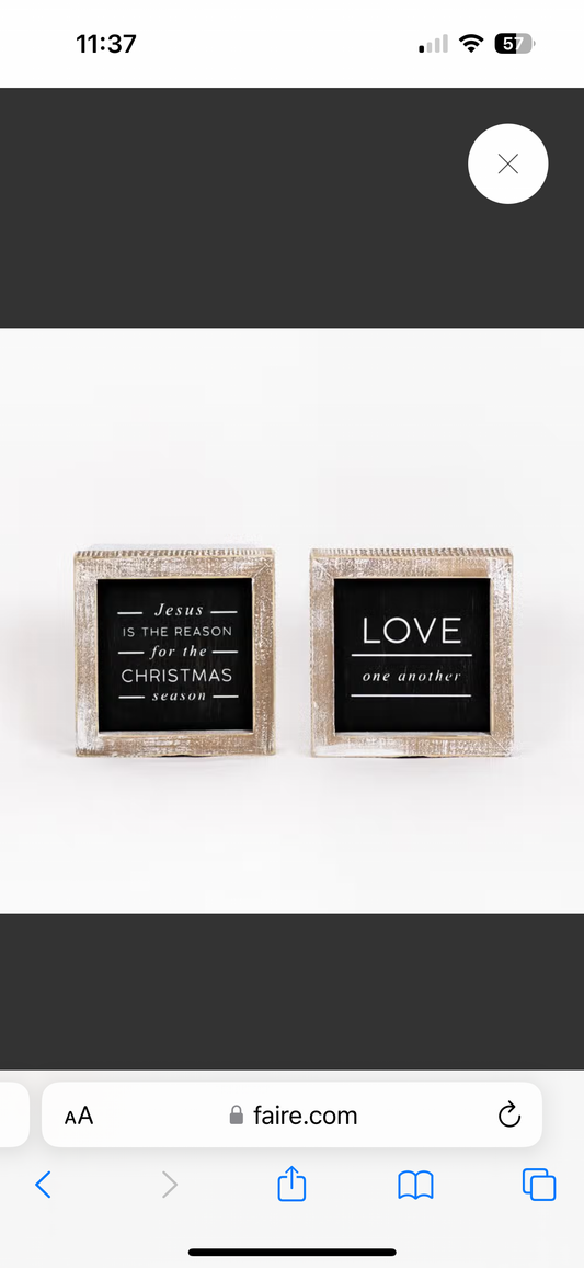 Jesus is the reason / love one another