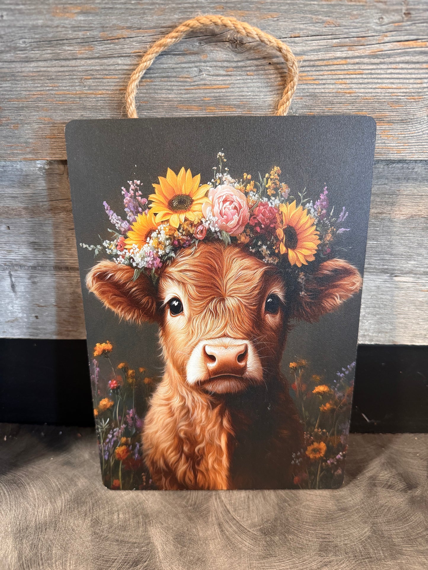 Highland Cow Sign