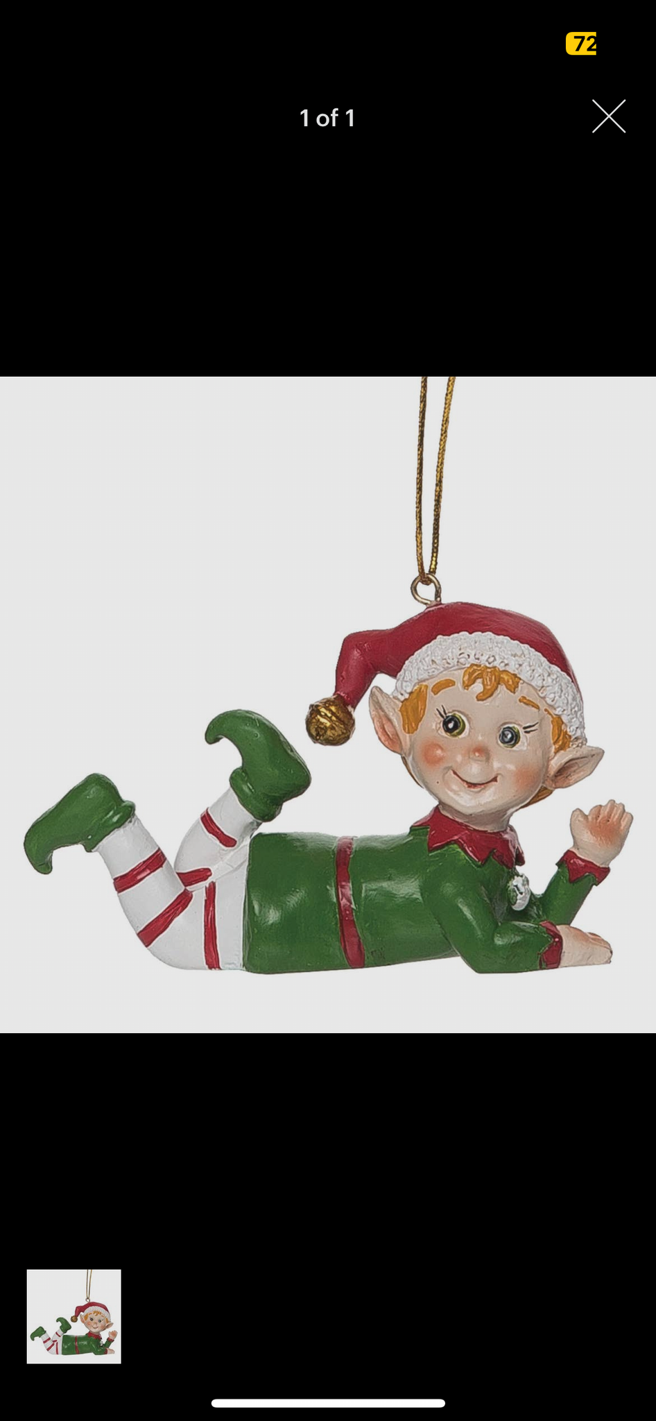 Elf Ornament