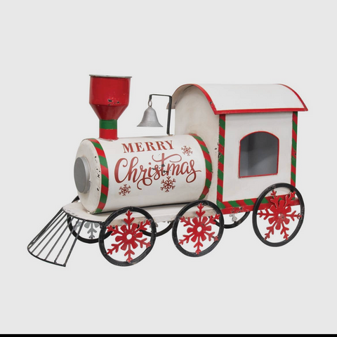 Merry Christmas Metal Train