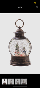 Snowmen and Christmas Tree Snow Globe