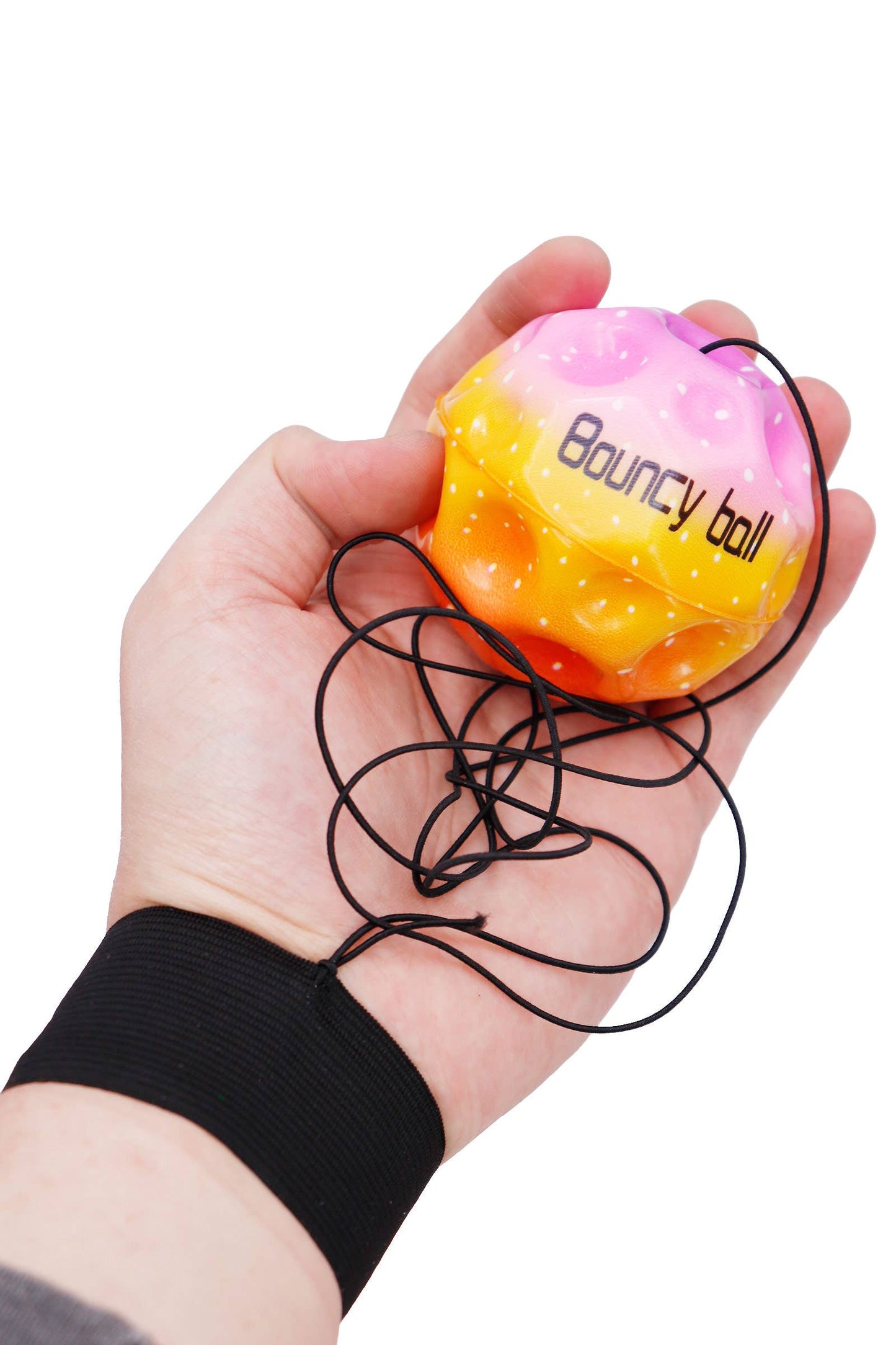 Rainbow Meteorite Bouncy Return Gravity Ball