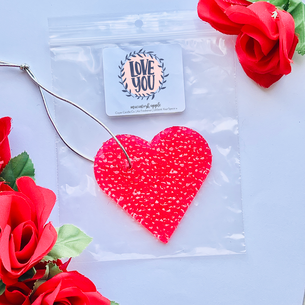 Air Fresheners - Cute Valentine's Day Collection: Love You / Cherry Lemonade Stand / Heart