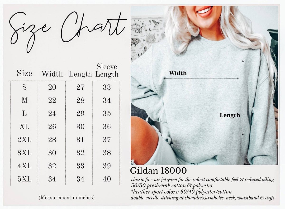 Let Them Sweatshirt (S-3X): Ash Grey