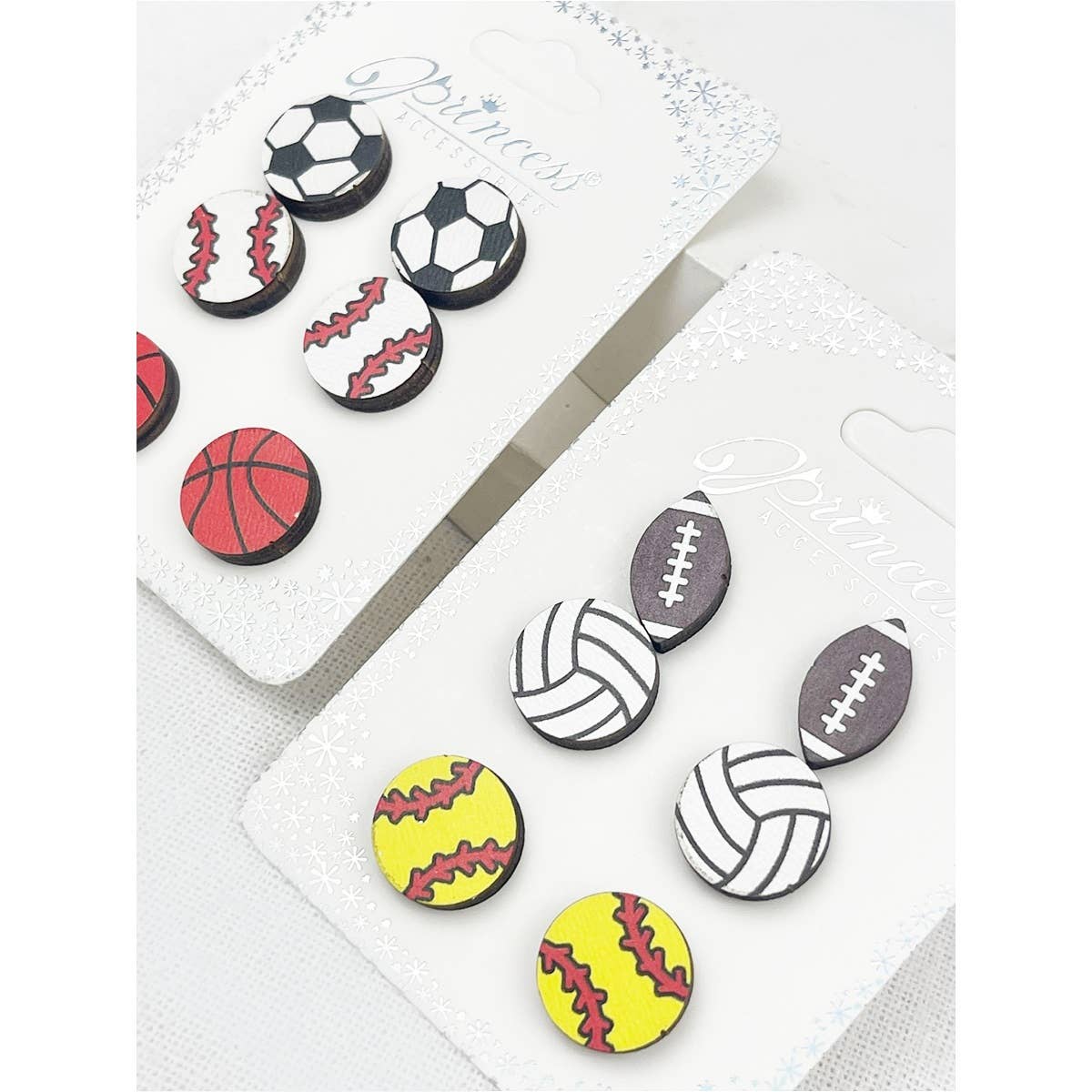 Sports Ball Theme Earrings