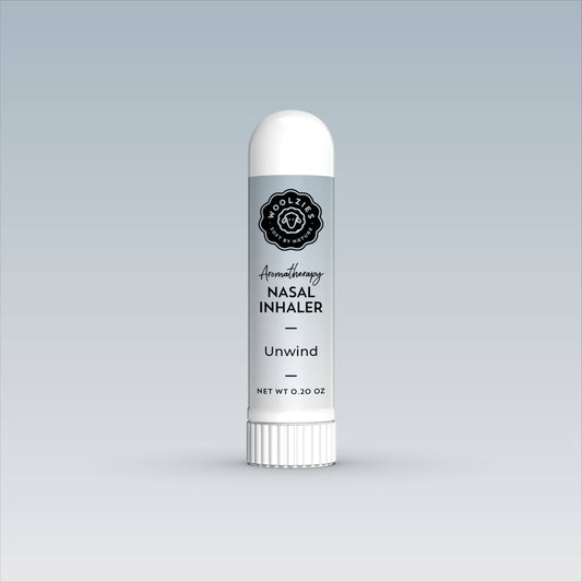 Aromatherapy Nasal Inhaler - Natural Essential Oil Blends: Unwind