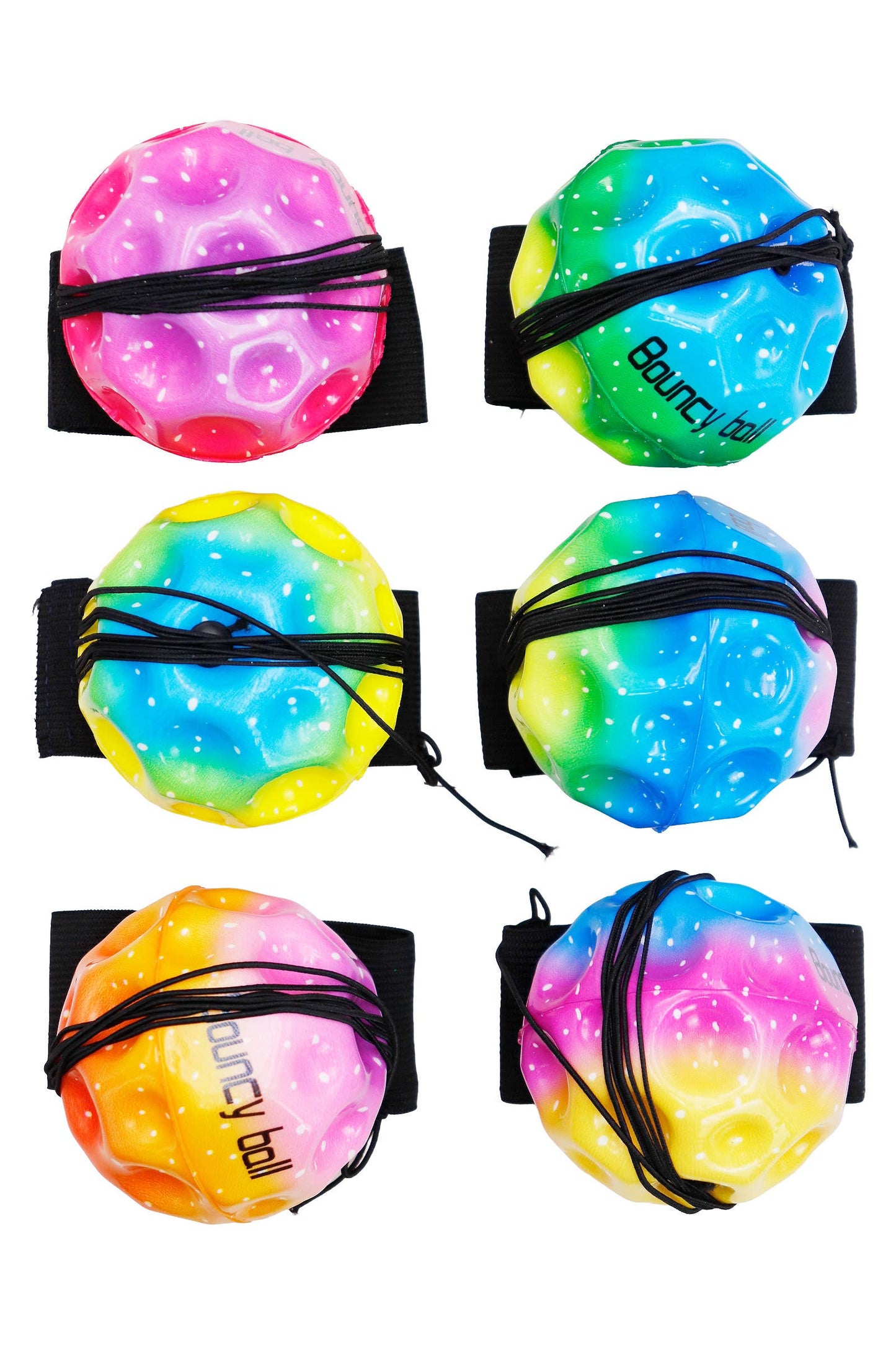 Rainbow Meteorite Bouncy Return Gravity Ball