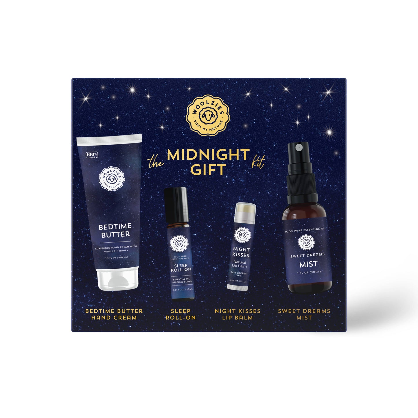 The Midnight Gift Kit – 4-Piece HOLIDAY Sleep Set