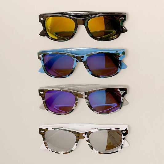 Kids Trendy Camo Pattern Sunglasses