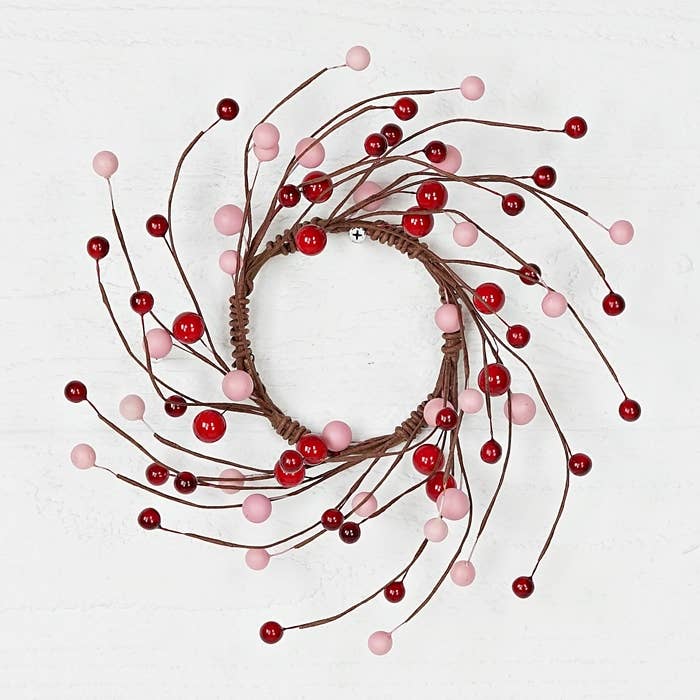 31243- 3.5in Ring-Red and Pink Berries-