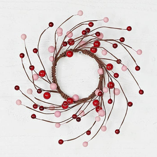 31243- 3.5in Ring-Red and Pink Berries-