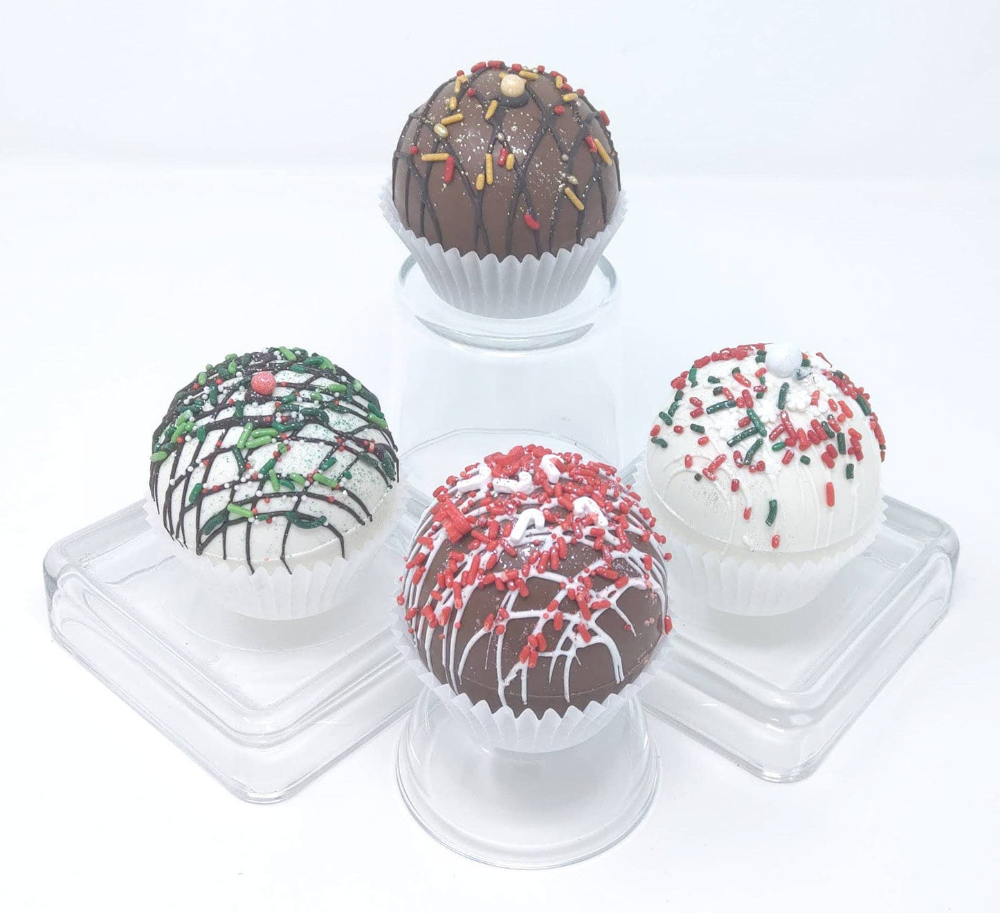 Christmas Large Artisanal Hot Cocoa Bombs: Milk Chocolate