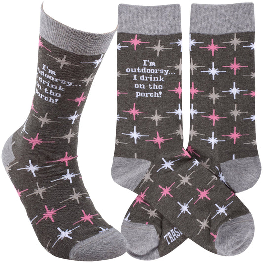I'm Outdoorsy Socks