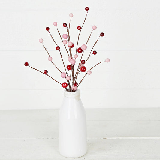 31245- 16in Pick-Red and Pink berries