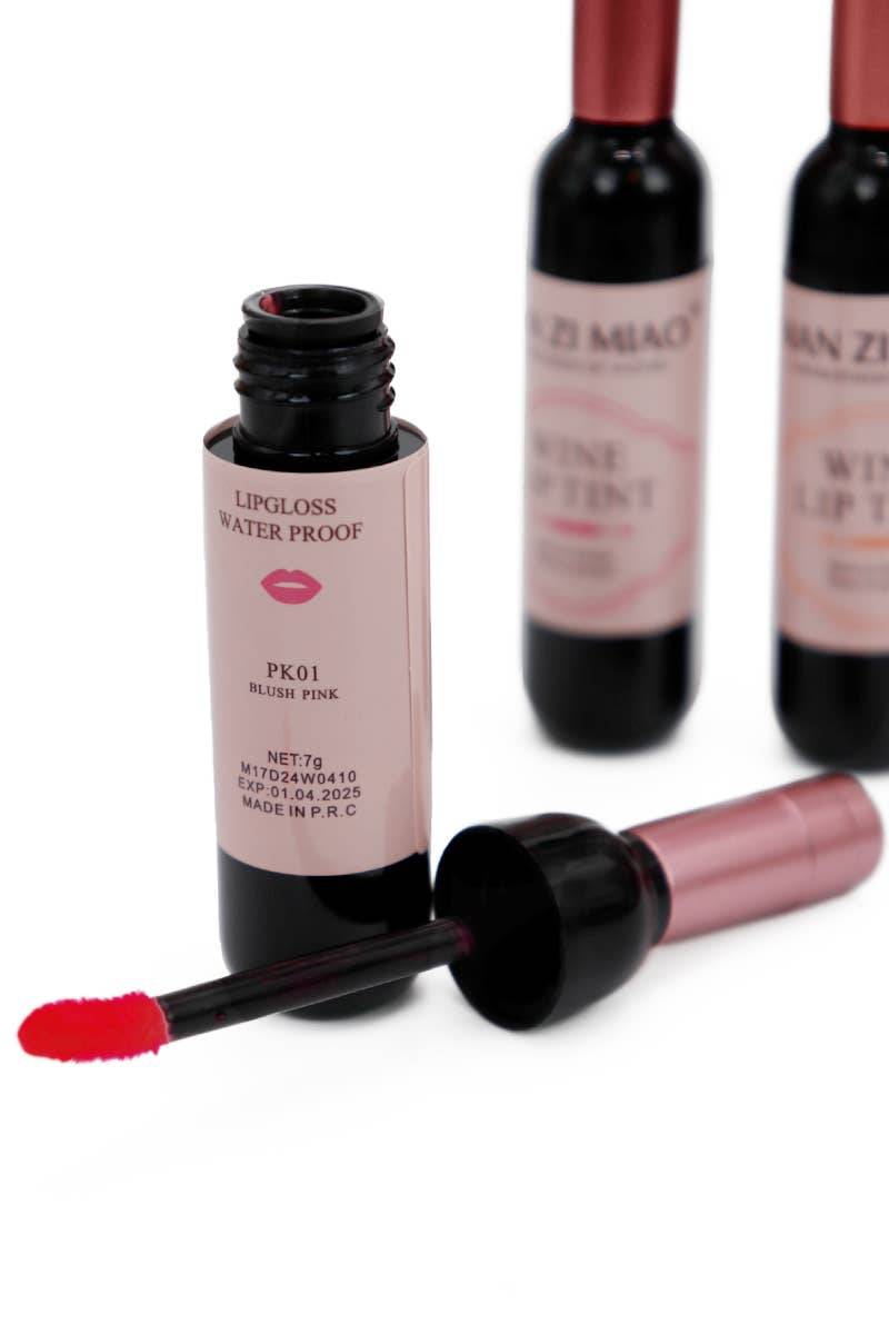 Wine Matte Waterproof Lip Gloss Souvenir