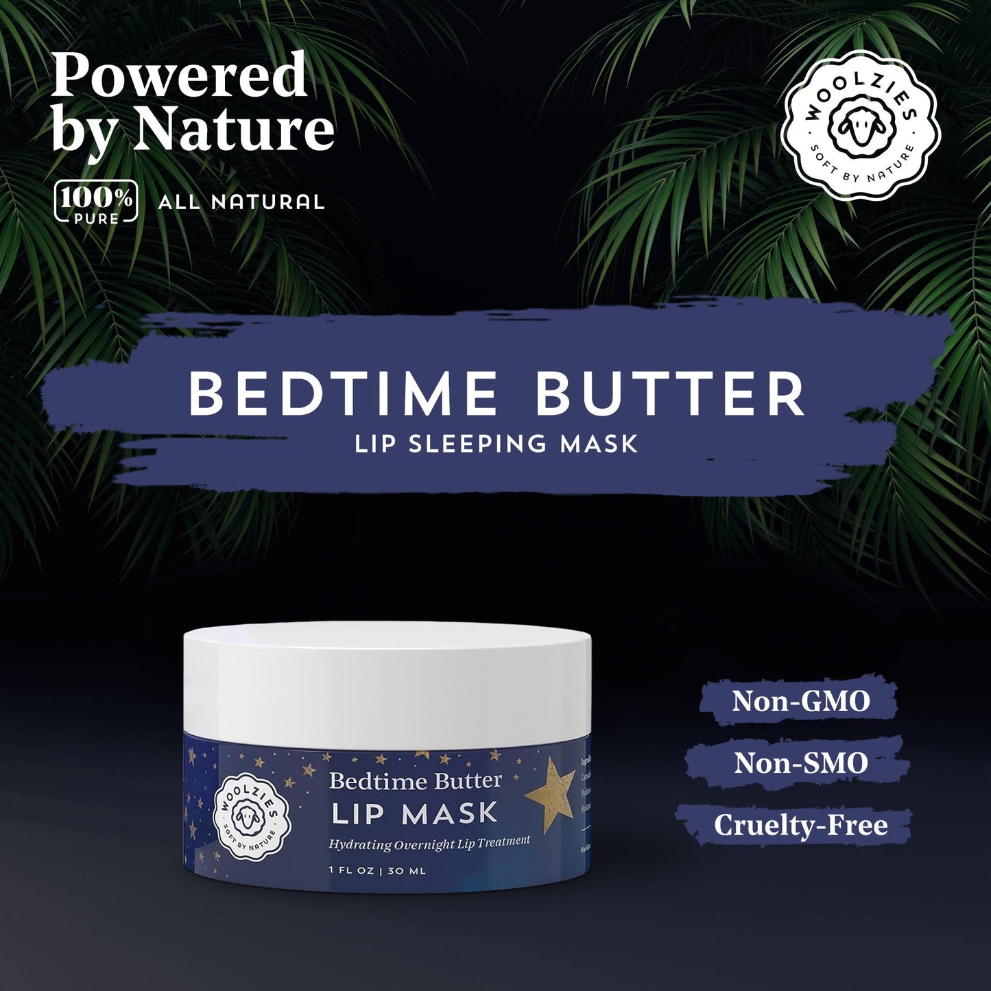 Overnight Lip Butter with Hyaluronic Acid - Bedtime Butter
